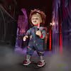 CHUCKY ANIMATRONIC- 3.5 ft. Animated LED Scarred Chucky Doll H38