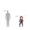 CHUCKY ANIMATRONIC- 3.5 ft. Animated LED Scarred Chucky Doll H38