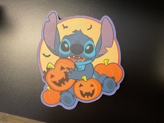 STITCH HALLOWEEN SIGN