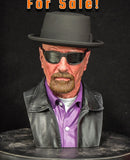 3 D PRINTED - Breaking Bad Walter White Bust