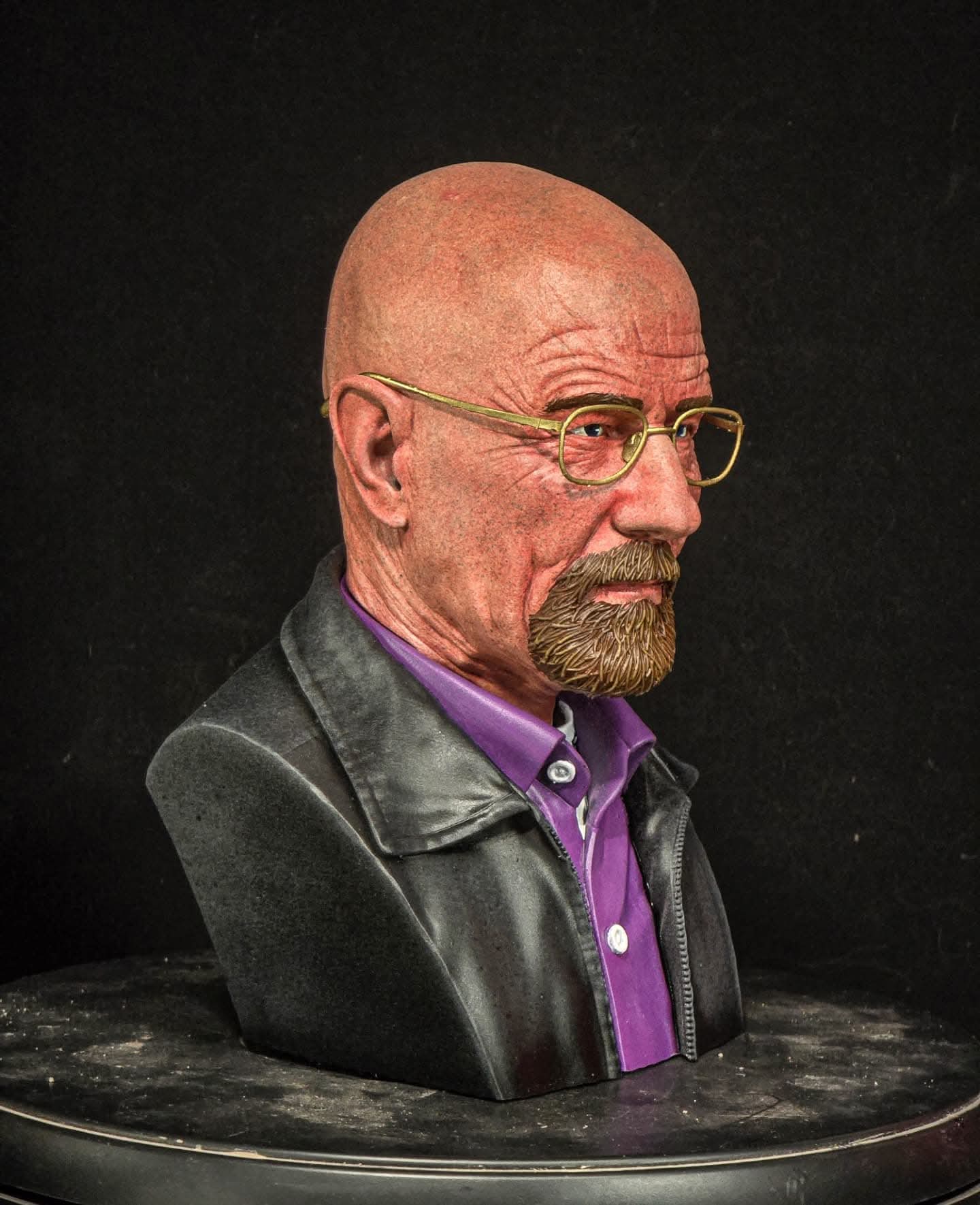 3 D PRINTED - Breaking Bad Walter White Bust