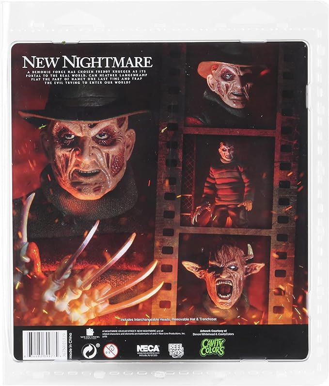 NECA Nightmare On Elm Street: New Nightmare Freddy 8" Retro Figure