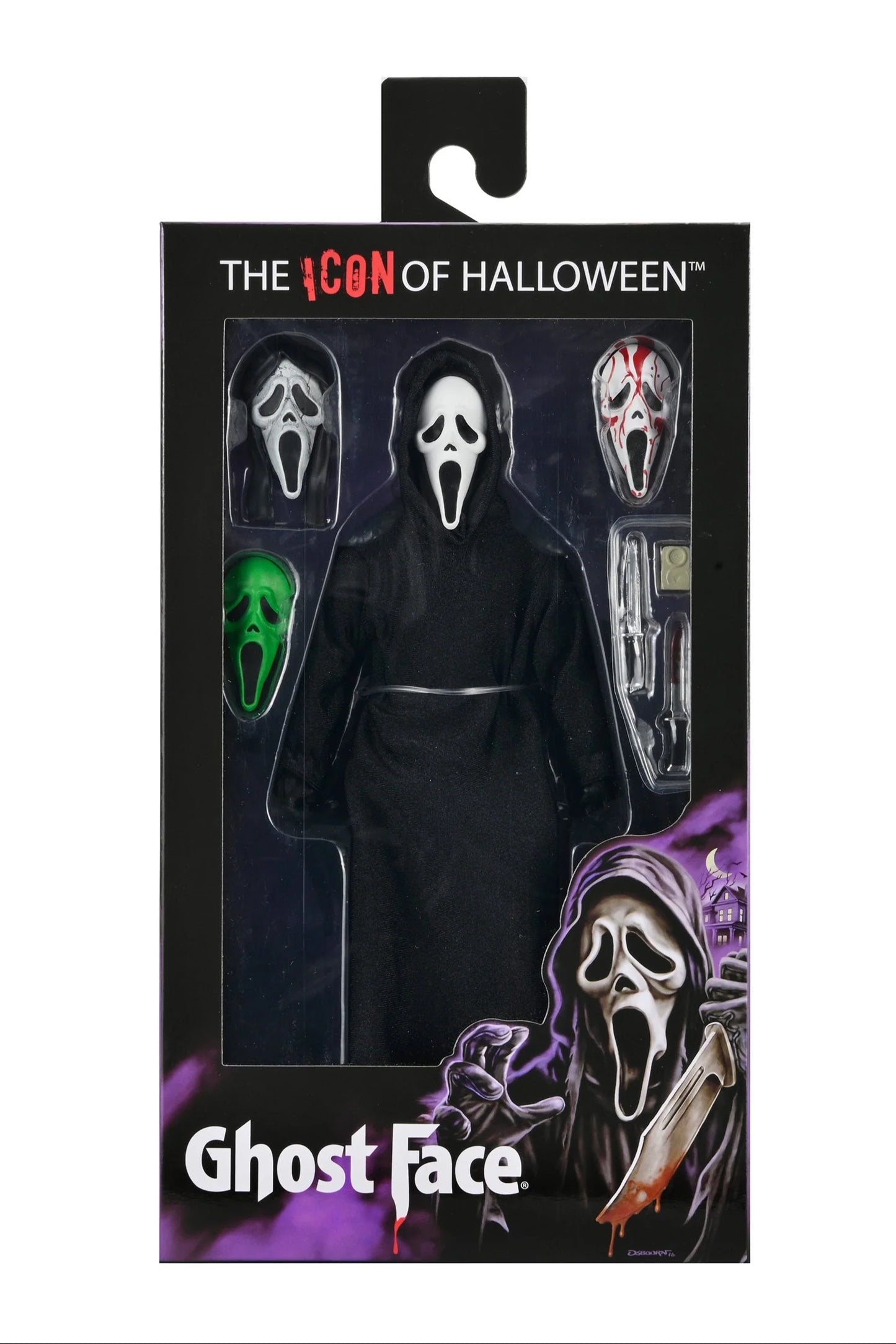 Ghost Face 8" Clothed Action Figure (PRE-ORDER)
