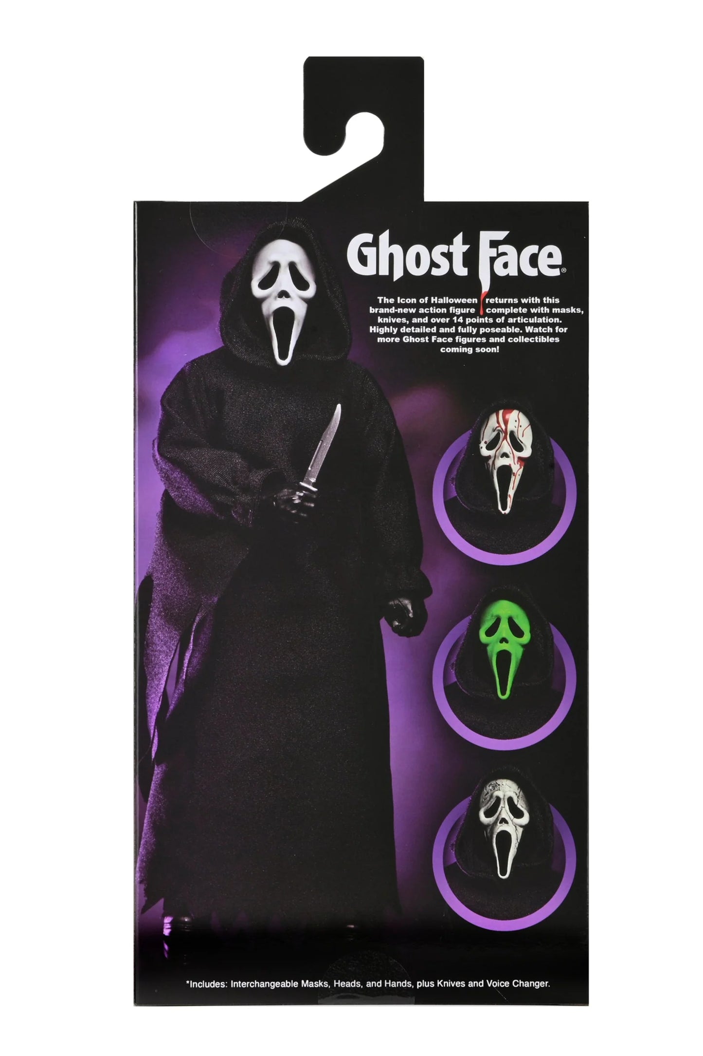 Ghost Face 8" Clothed Action Figure (PRE-ORDER)