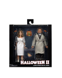 NECA Halloween 2 Retro Action Figure Doctor Loomis & Laurie Strode 2 Pack