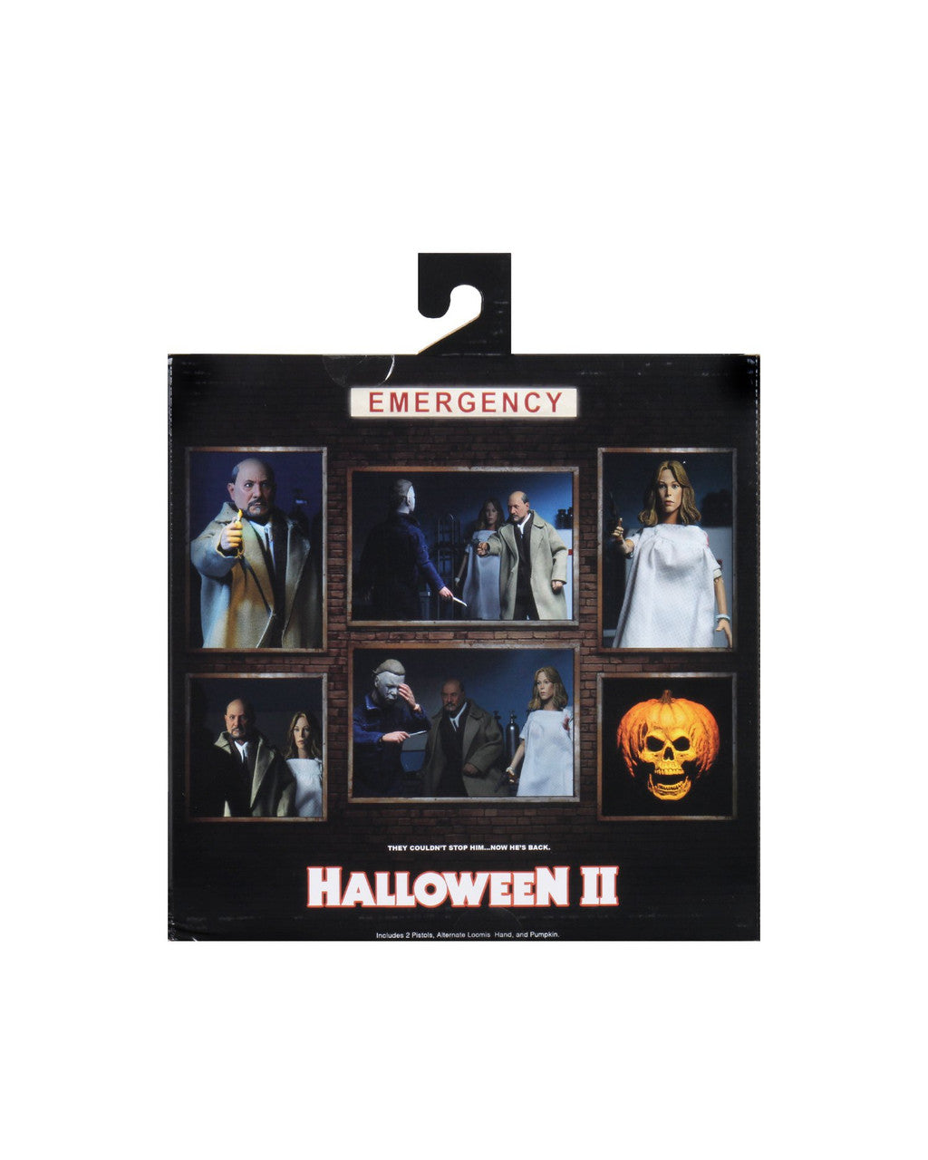 NECA Halloween 2 Retro Action Figure Doctor Loomis & Laurie Strode 2 Pack