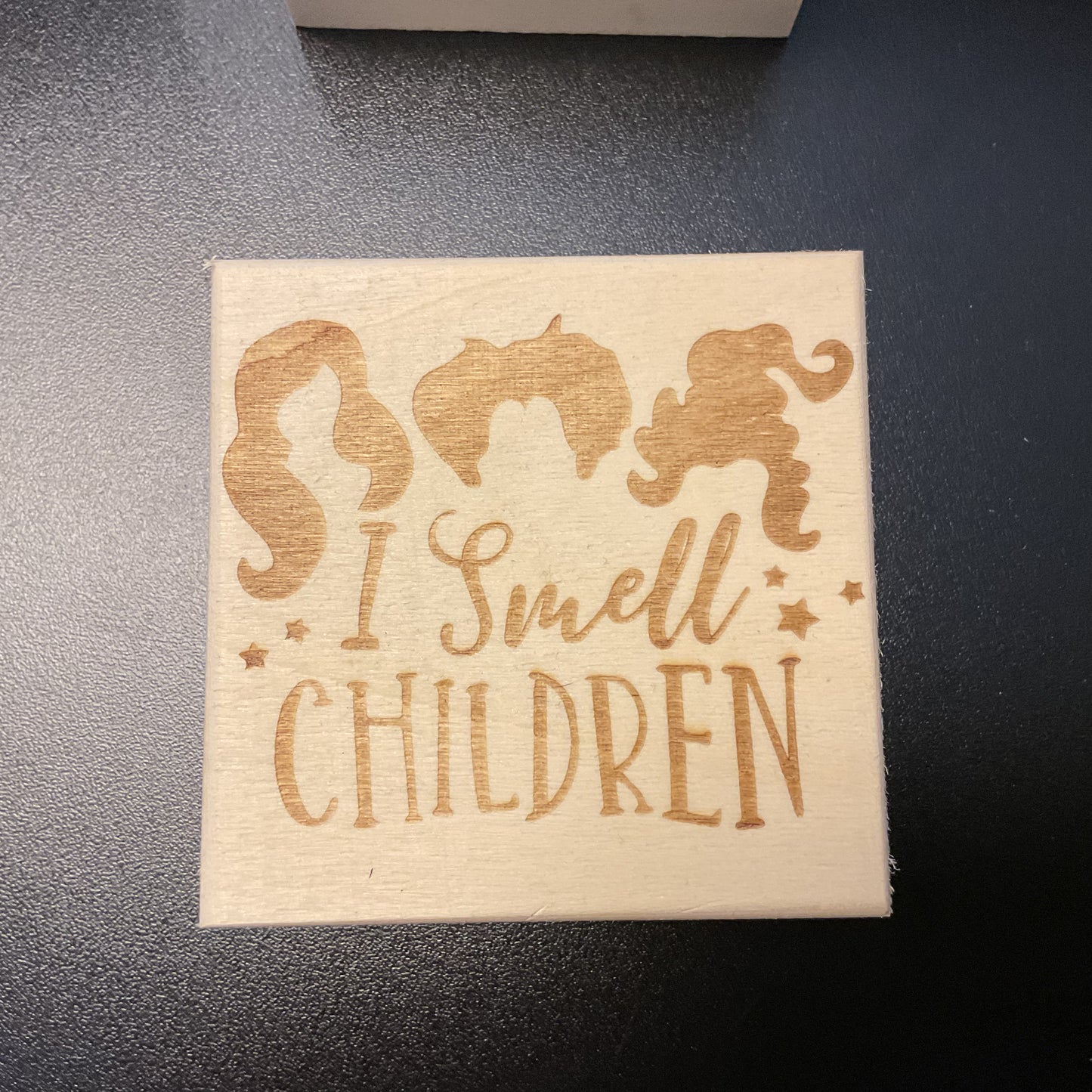 "I Smell Children" Hocus Pocus Small Wooden Trinket Box