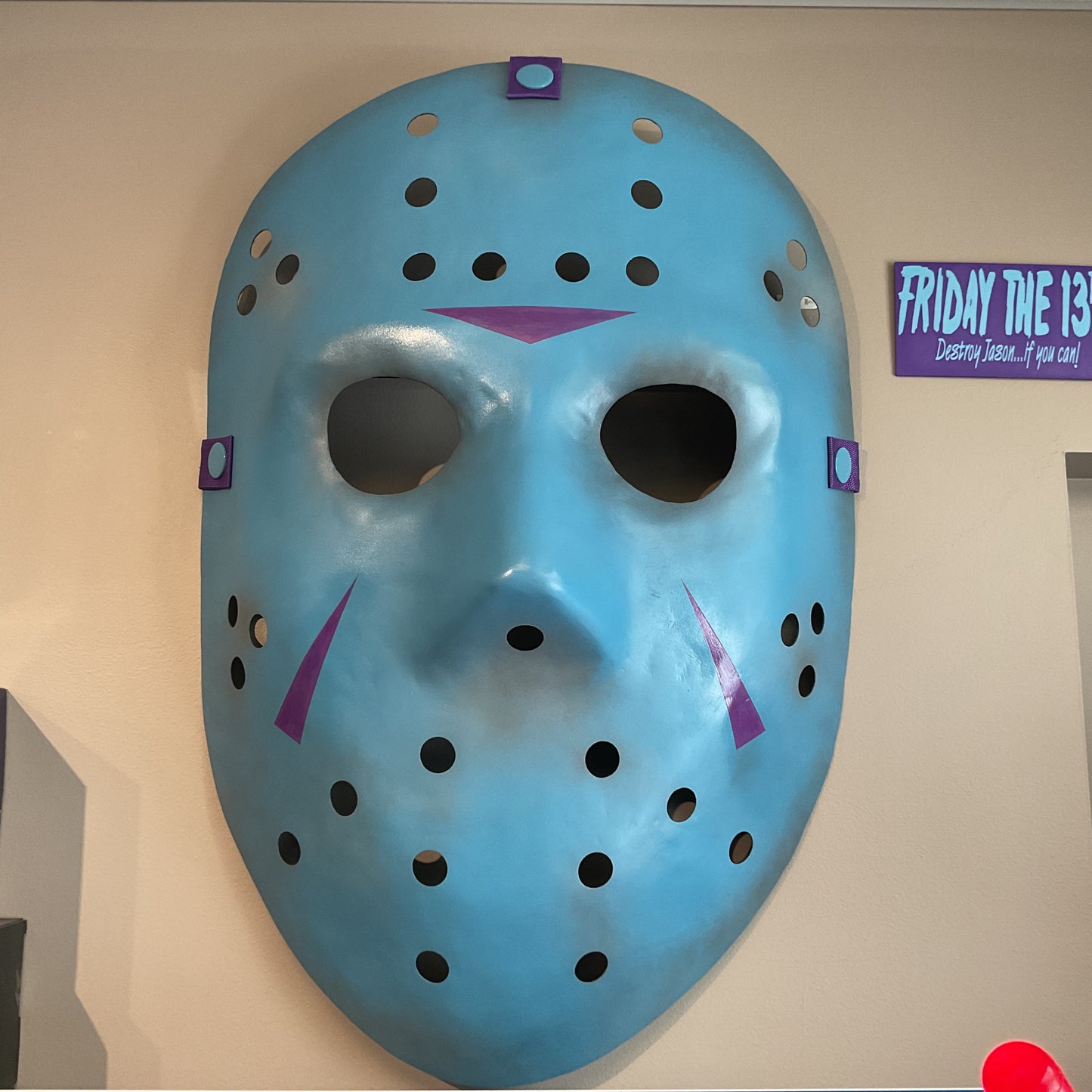 XL FRIDAY THE 13TH JASON MASK RETRO DIRTY VERSION