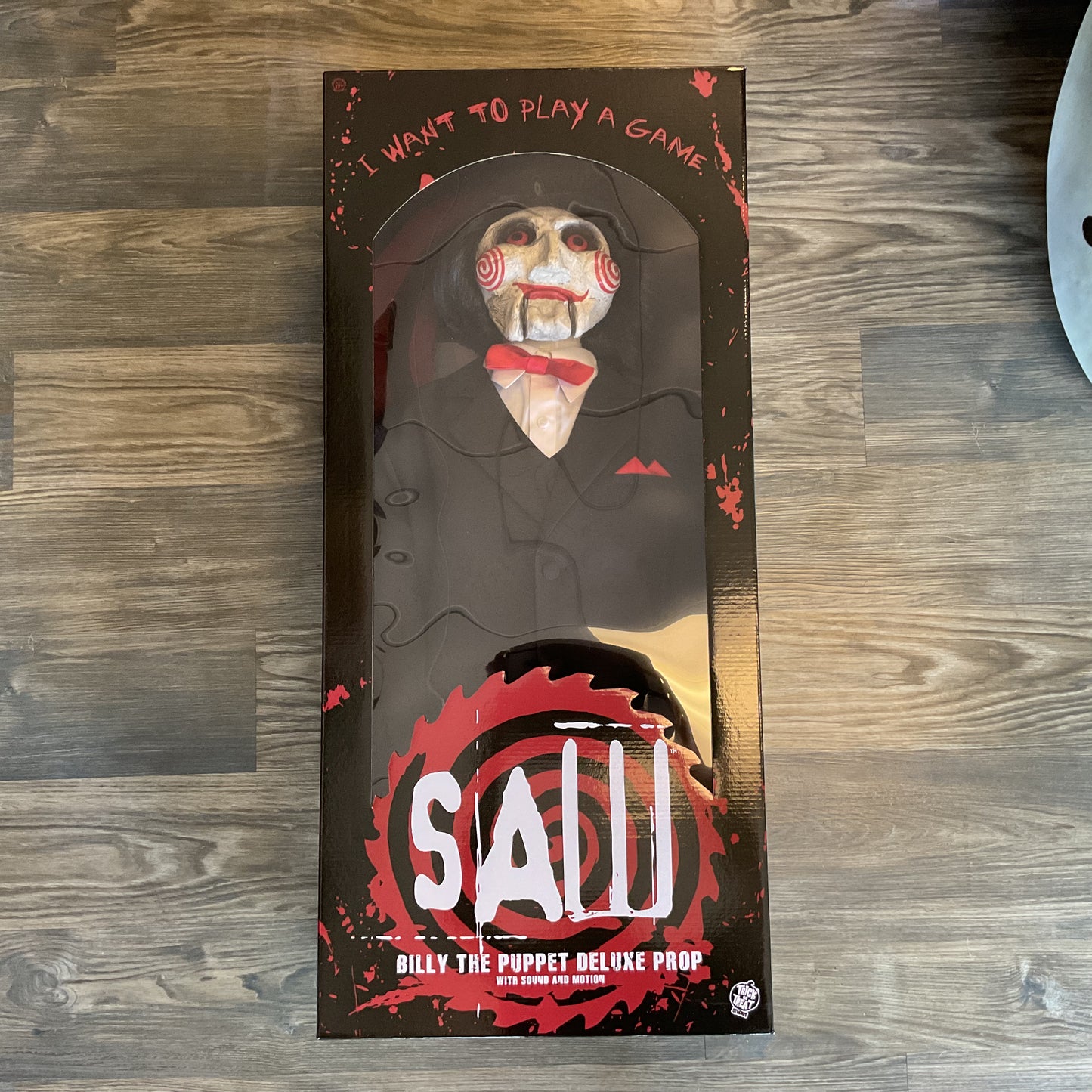 Saw "Billy The Puppet" Deluxe Prop with Sound and Motion