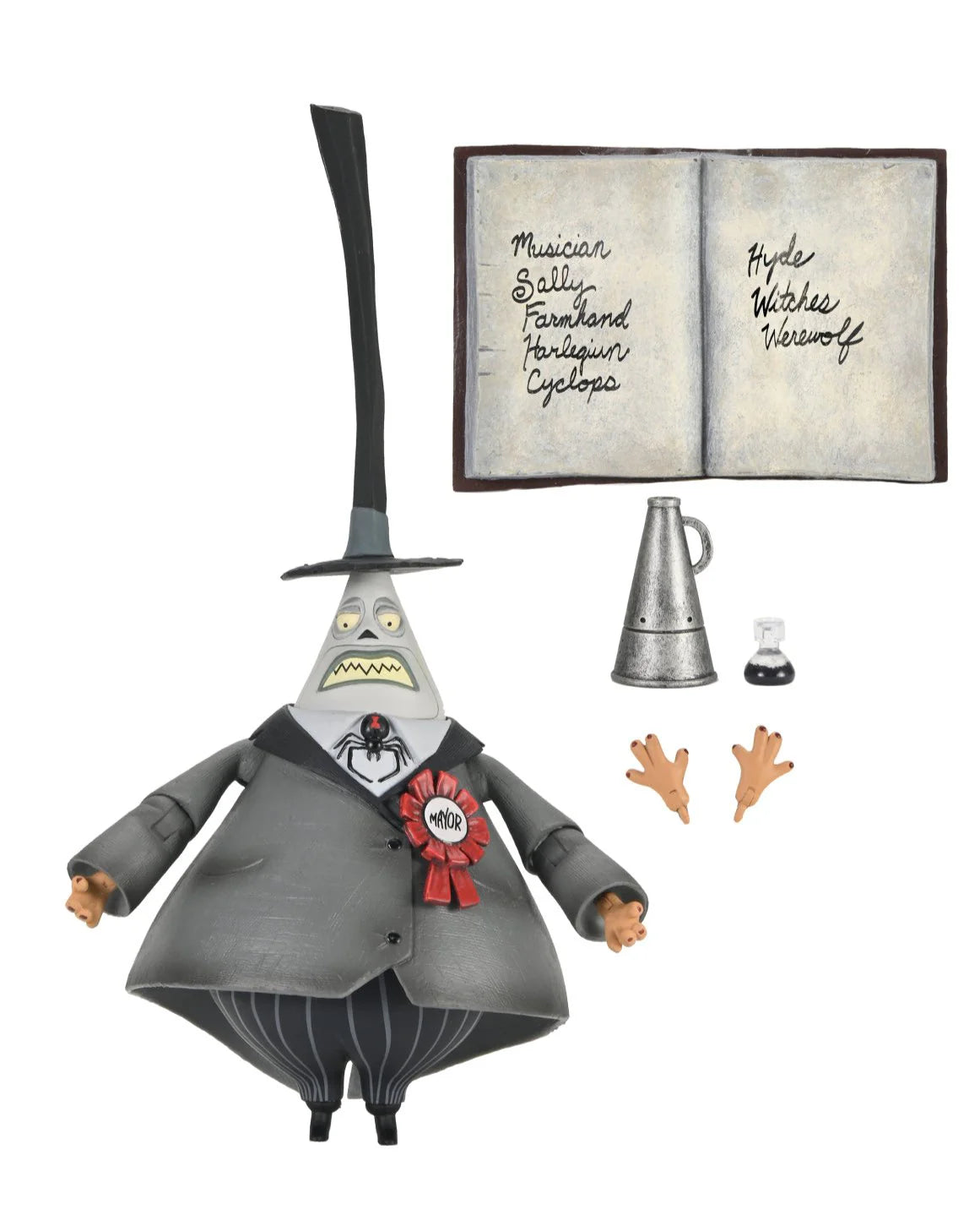 NECA Disney Tim Burton’s The Nightmare Before Christmas - Ultimate Mayor of Halloween Town 7” Scale Action Figure
