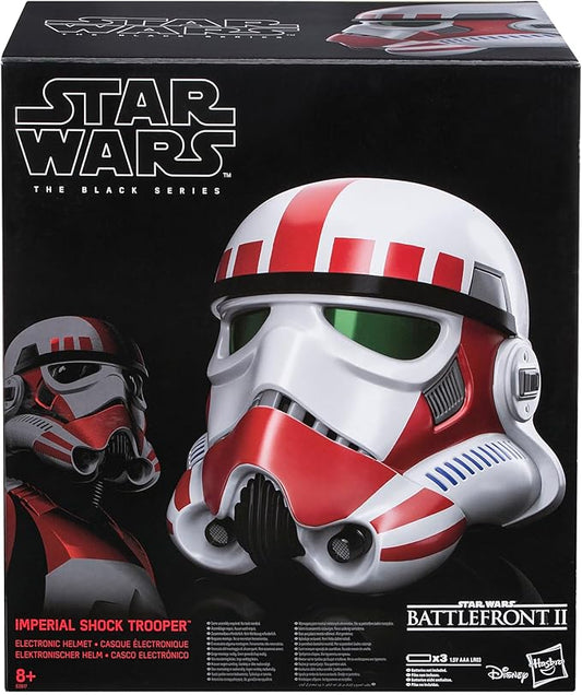 HELMET REPLICAS - Star Wars The Black Series Shock Trooper Electronic Helmet Prop Replica