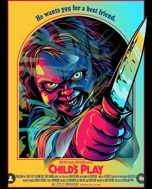 CASALE STUDIOS BLACKLIGHT POSTERS - CHILDS PLAY