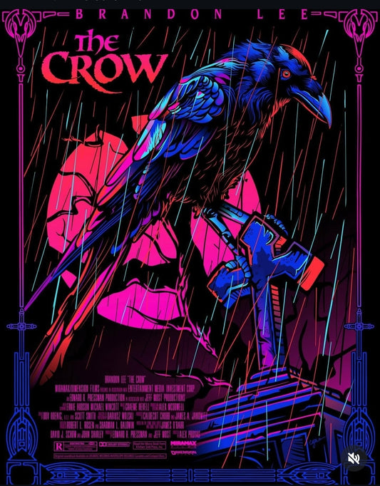 CASALE STUDIOS BLACKLIGHT POSTERS - THE CROW