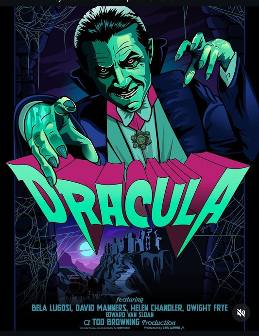 CASALE STUDIOS BLACKLIGHT POSTERS - DRACULA