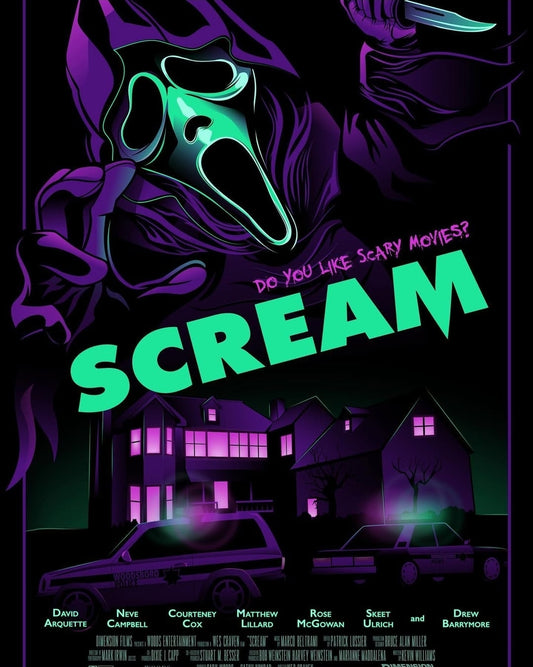 CASALE STUDIOS BLACKLIGHT POSTERS - SCREAM