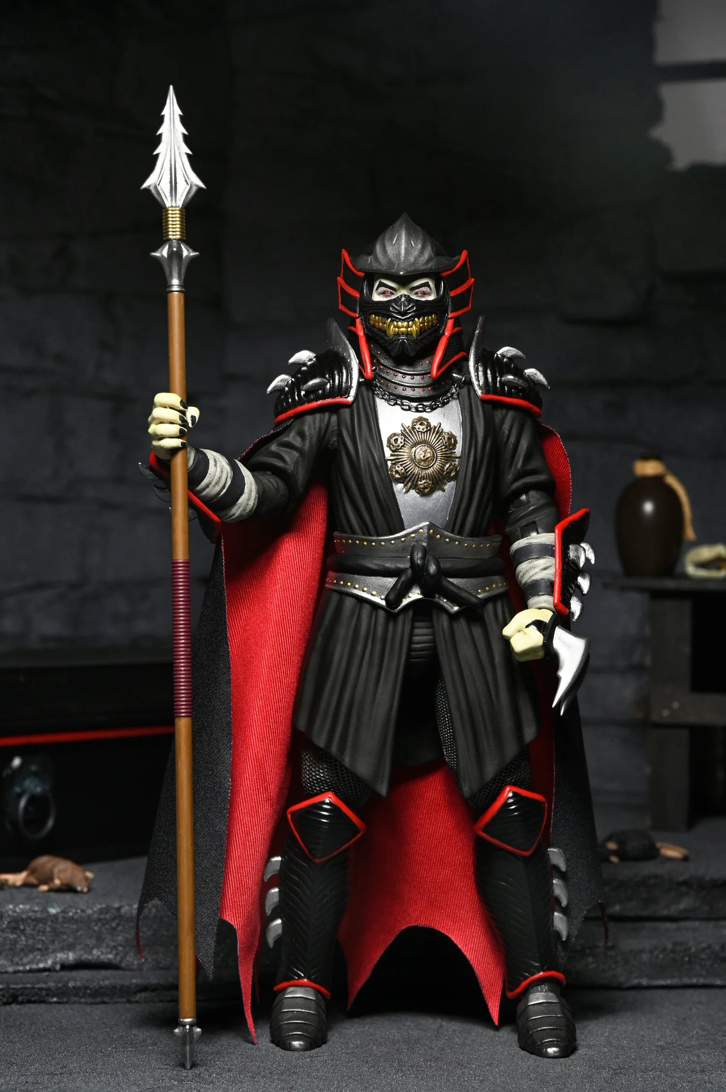 NECA Universal Monsters x Teenage Mutant Ninja Turtles - Shredder as Dracula 7” Scale Action Figure (Classic Colors)