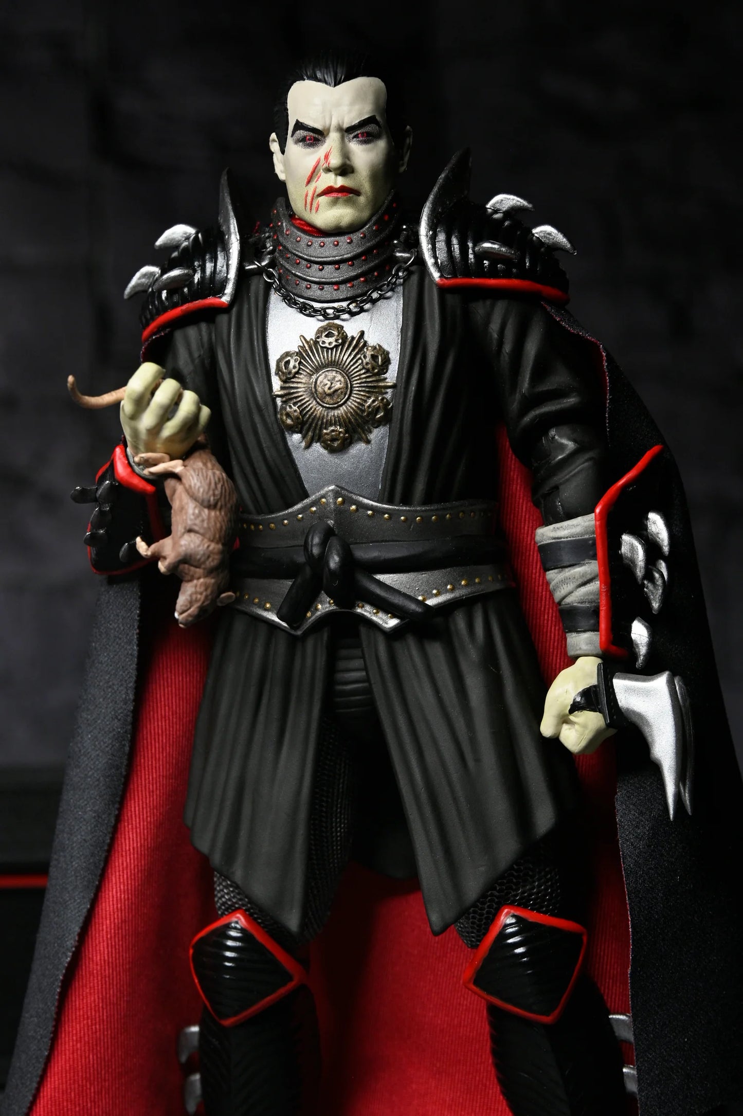NECA Universal Monsters x Teenage Mutant Ninja Turtles - Shredder as Dracula 7” Scale Action Figure (Classic Colors)