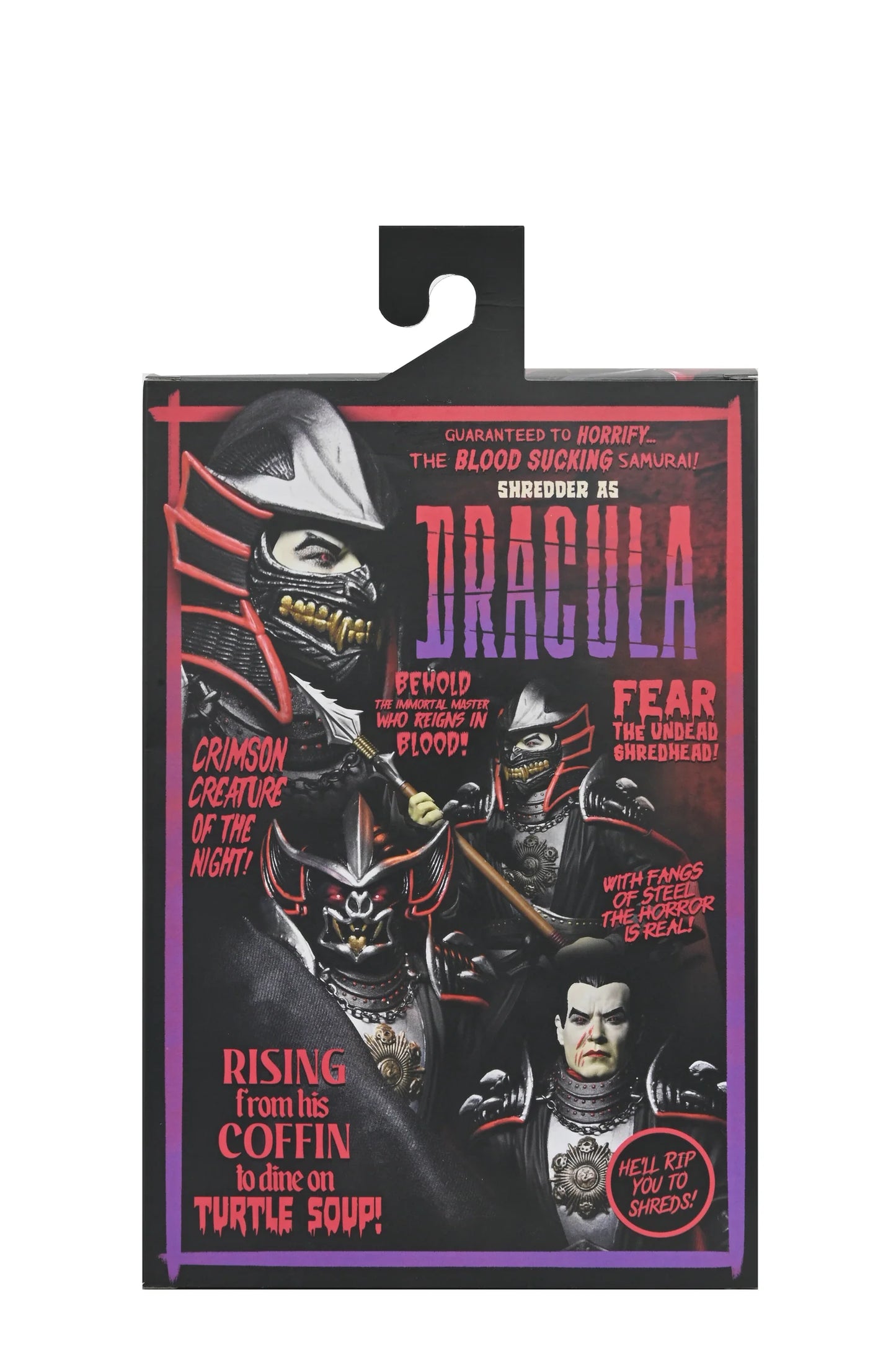 NECA Universal Monsters x Teenage Mutant Ninja Turtles - Shredder as Dracula 7” Scale Action Figure (Classic Colors)