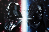 ART-PRINTS  - VADER & OBI - STAR WARS