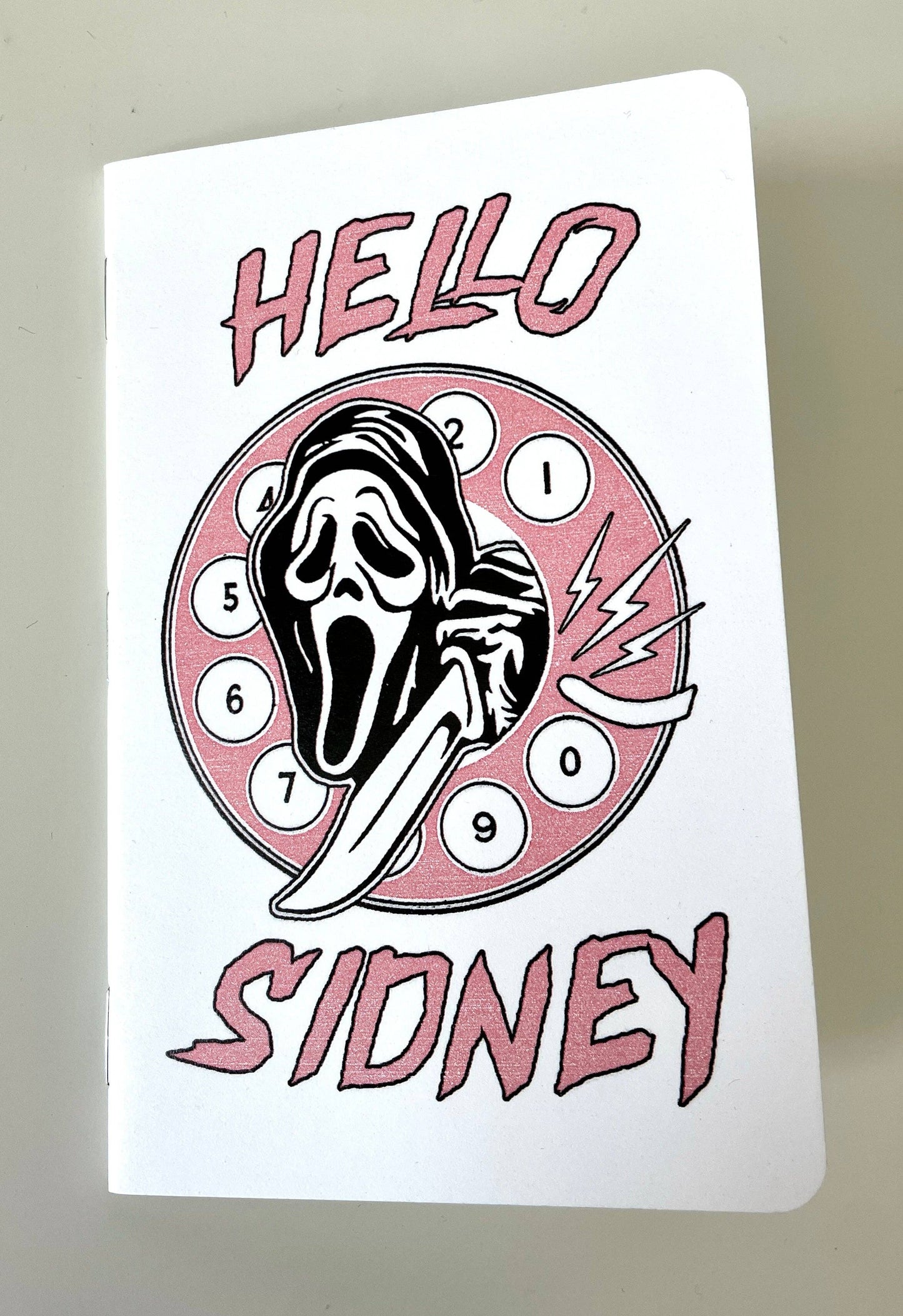 NOTEBOOK - Scream "Hello Sidney "Notebook