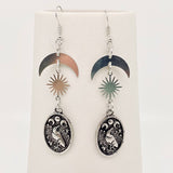 EARRINGS - Crow Star & Mood Pendent Earrings