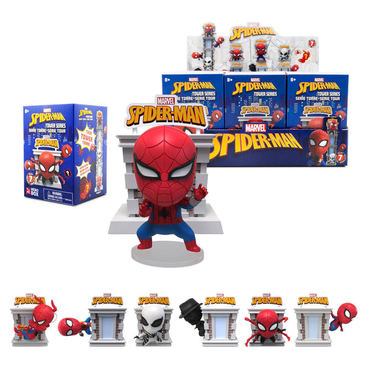 BLIND BOX - Marvel Spider-Man Tower Series Hero Box - Blind Box CDU