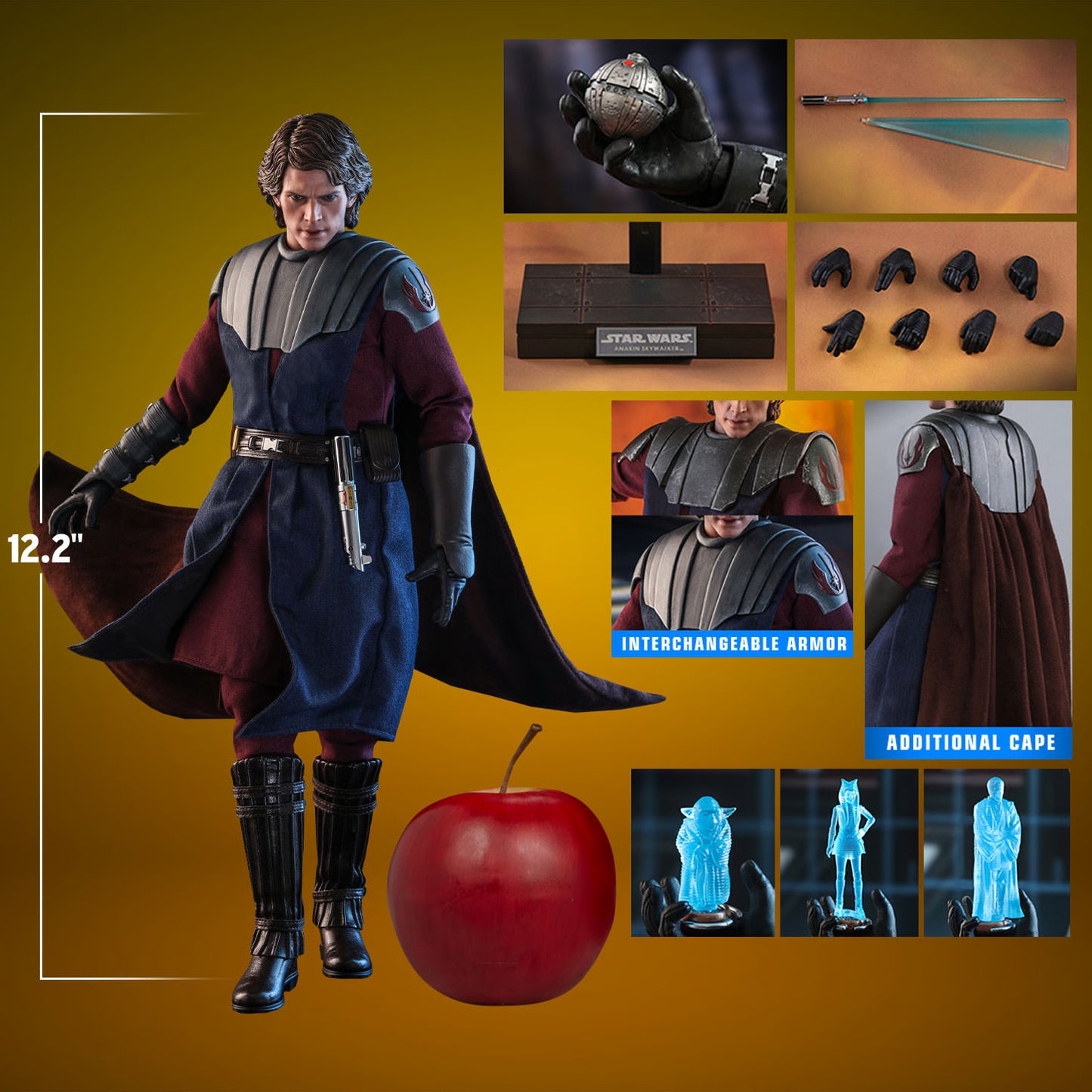 Anakin Skywalker Sixth Scale Figure by Hot Toys