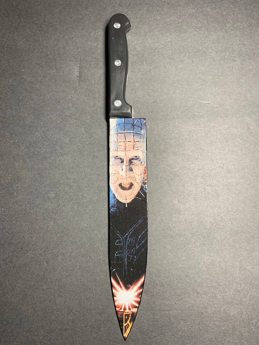 KNIFE - Hellraiser 1987 Pin Head Clive Barker Knife With Sublimated Stand
