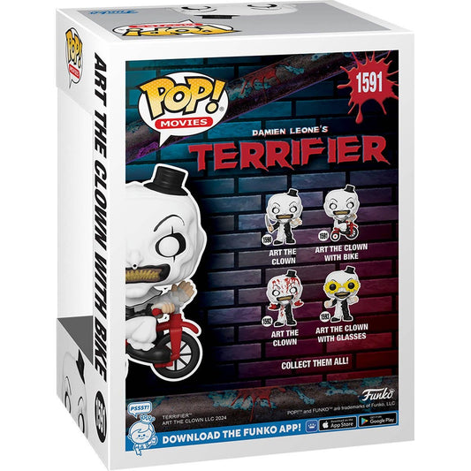 Terrifier Art the Clown with Bike Funko Pop! Vinyl Figure