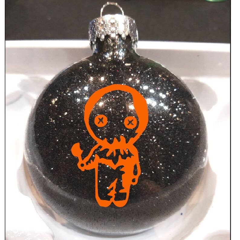Sam Trick R Treat Horror Shatterproof Ornament