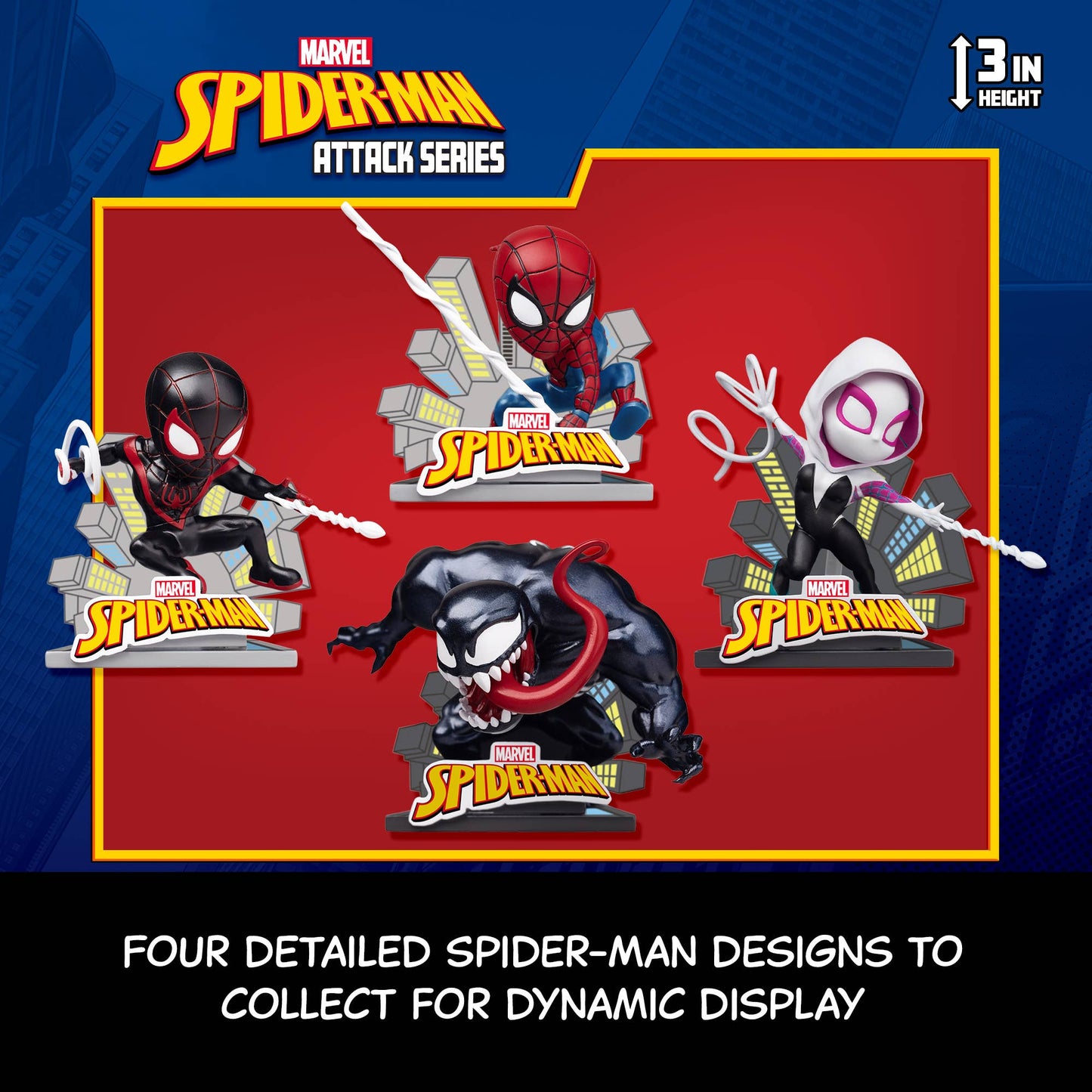 BLIND BOX - Marvel Spider-Man Attack Series Hero Box - Blind Box CDU