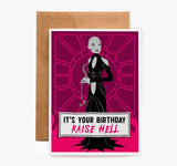 CARDS - "Raise Hell" Pinhead Cosplay Birthday Card