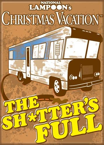 MAGNET - Xmas Vacation Sh*tters Full Magnet 2.5" x 3.5"