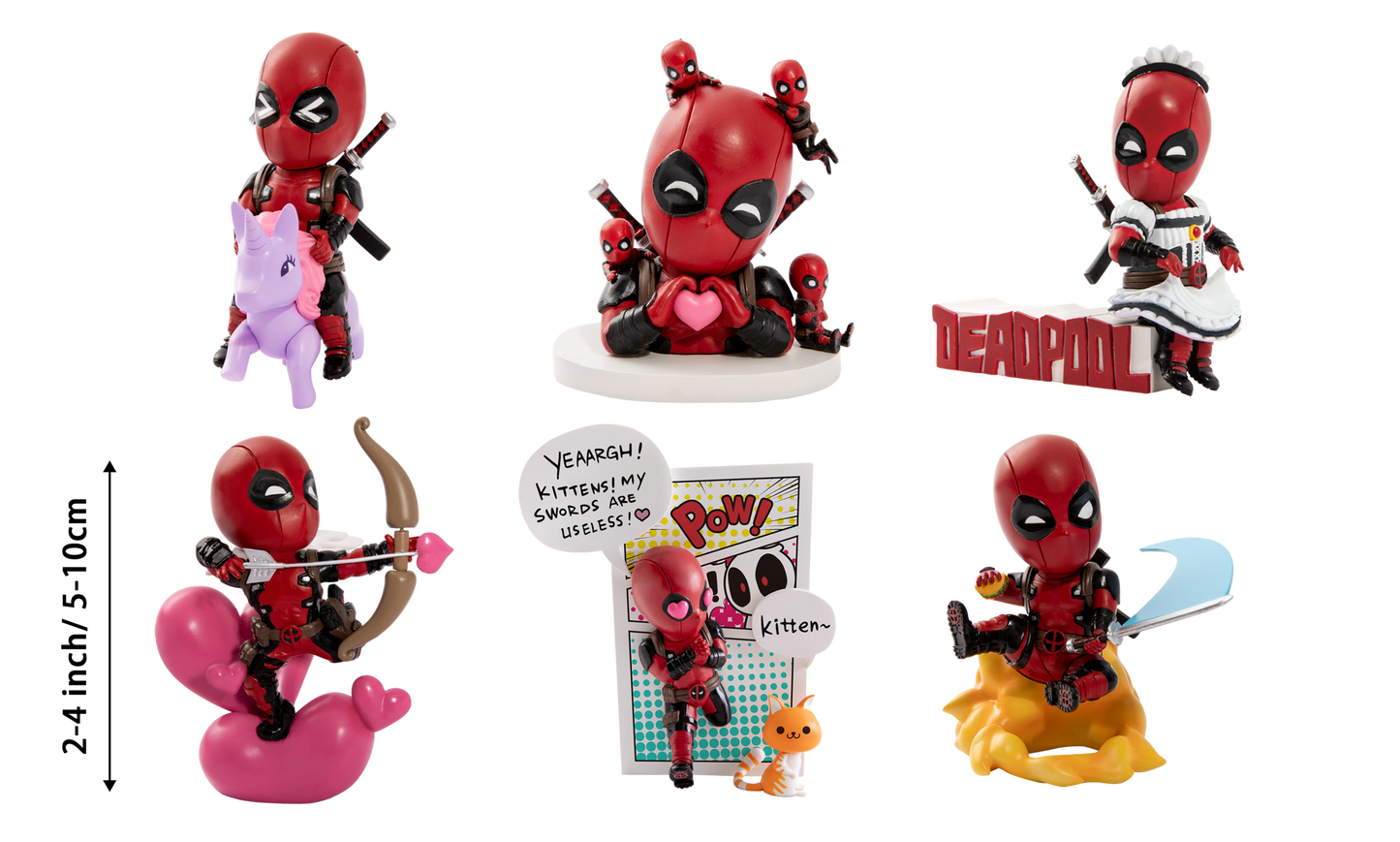 BLIND BOX - Marvel Deadpool Classic Series Hero Box - Blind Box CDU