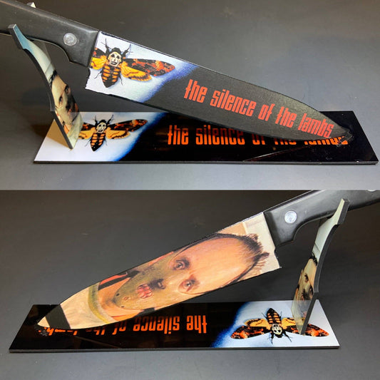 KNIFE - Silence Of The Lambs Knife Set With Sublimated Stand