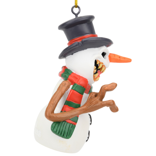 Evil Snowman Halloween Horror Christmas Ornaments
