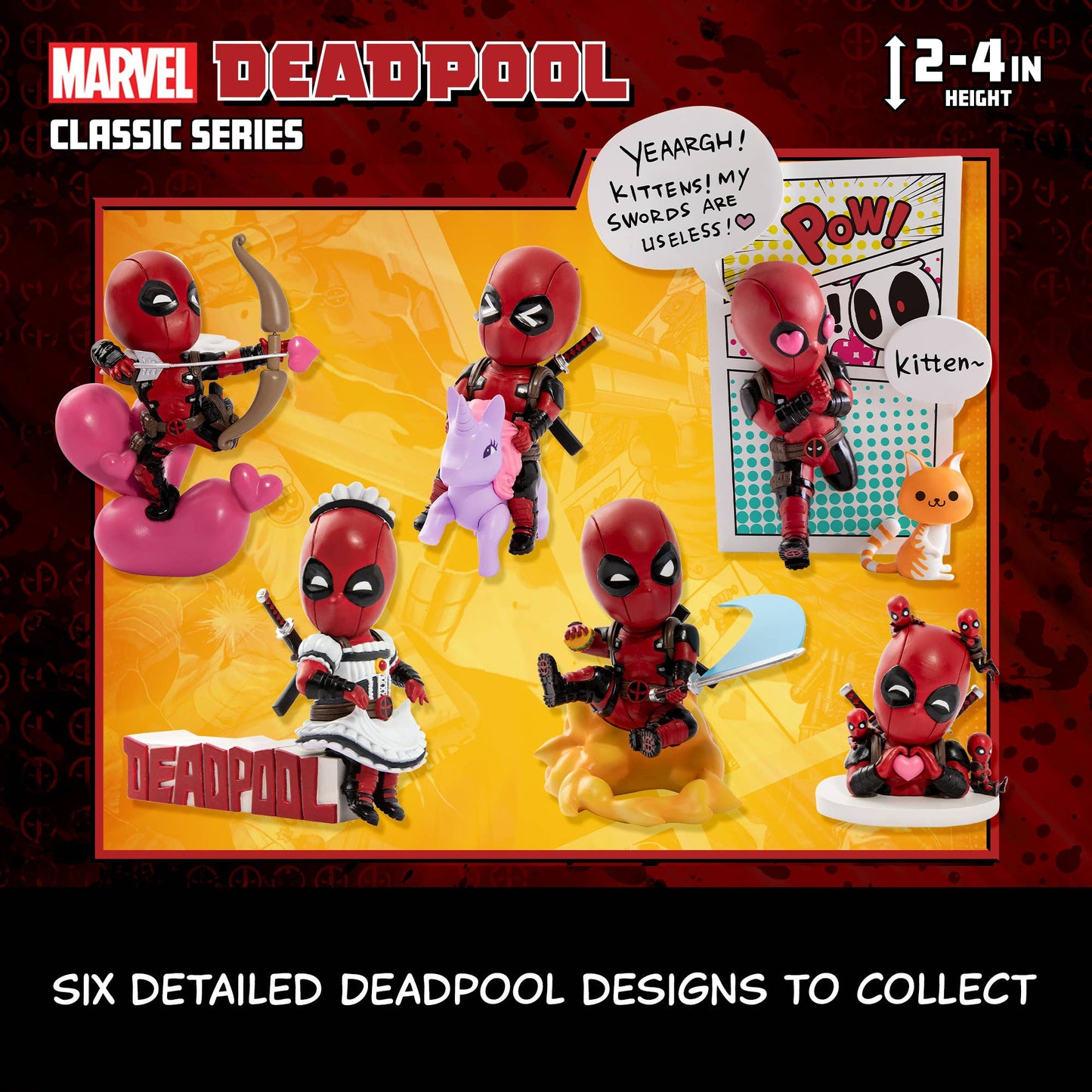 BLIND BOX - Marvel Deadpool Classic Series Hero Box - Blind Box CDU