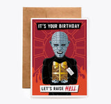CARDS - "Raise Hell Birthday Card" - Pinhead Card