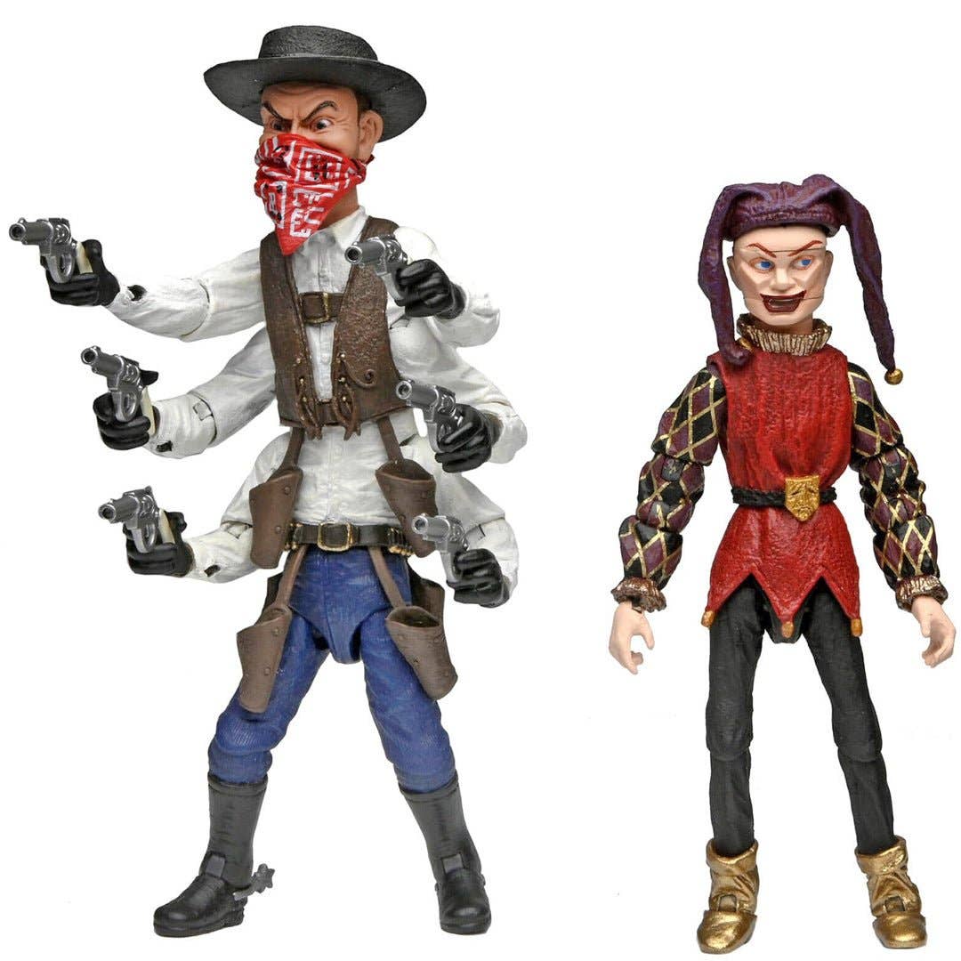 Puppet Master - 7” Scale Action Figures - Ultimate Six-Shooter & Jester 2-Pack