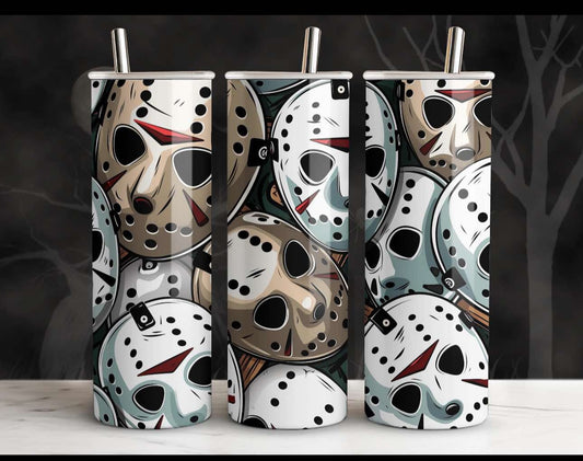 Friday 13th Killer Masks 20oz. Tumbler