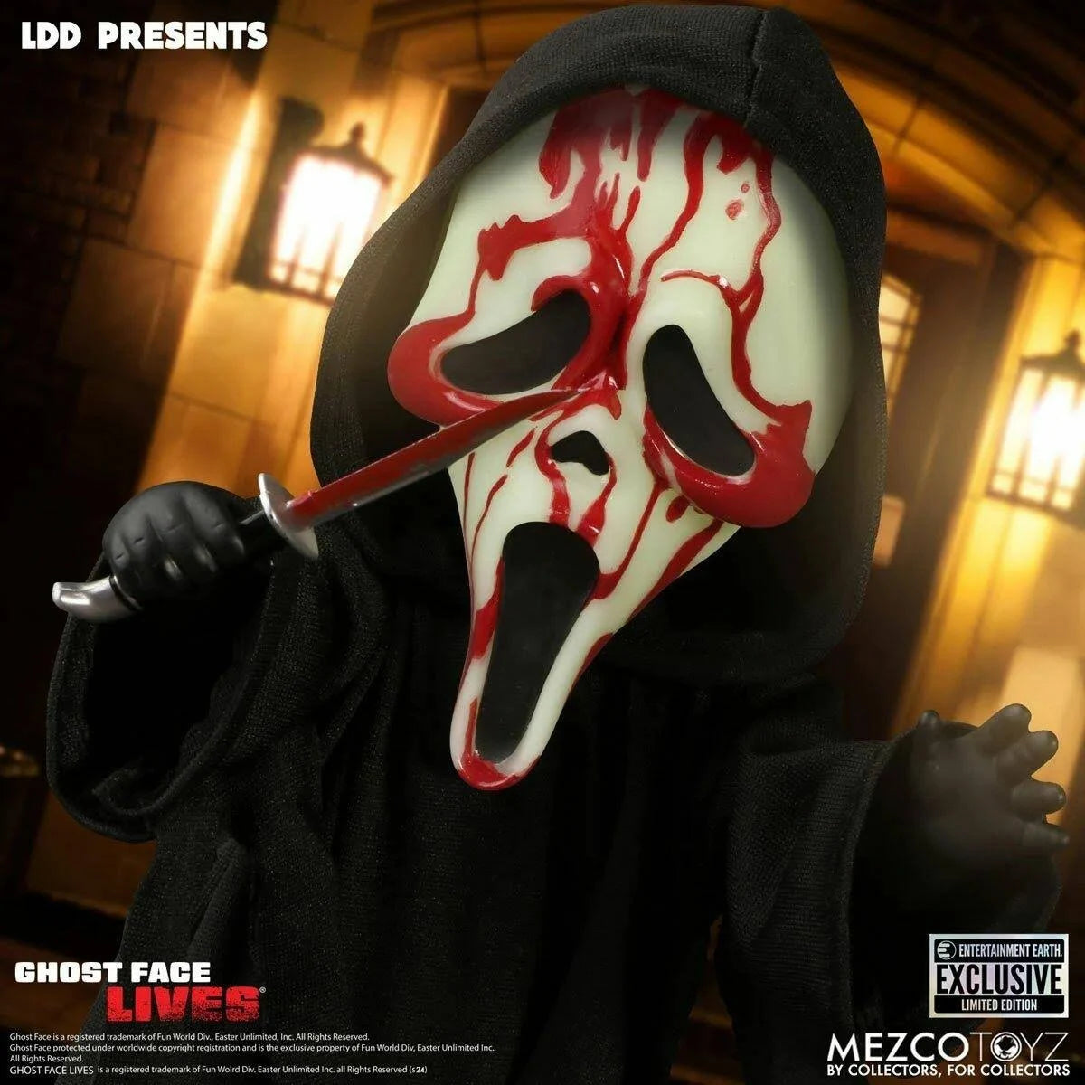 MEZCO Living Dead Dolls Presents "The Bloody Edition" Ghostface Lives Plush