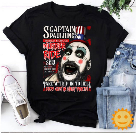 TSHIRTS - Captain Spaulding "Murder Ride"