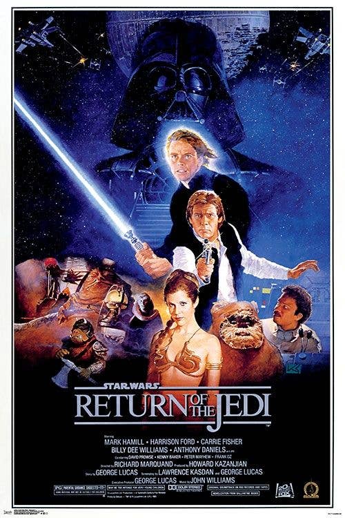 POSTERS - Star Wars Return Of The Jedi 1983 Movie Poster