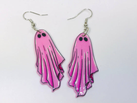EARRINGS - Pink Ghost Earrings