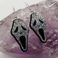 EARRINGS - Ghostface "Scream" Glitter Earrings