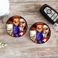 Horror Collage Car Coaster Set