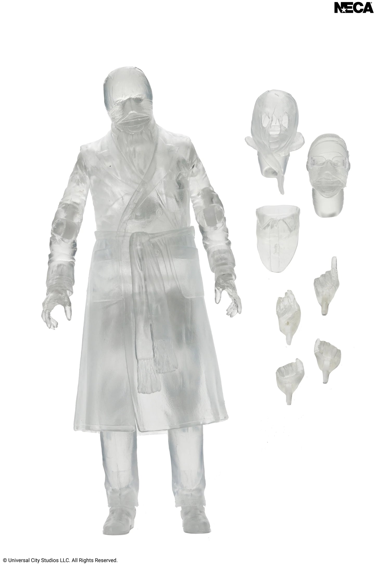 Universal Monsters - Ultimate The Invisible, Invisible Man 7” Scale Action Figure (PRE-ORDER)