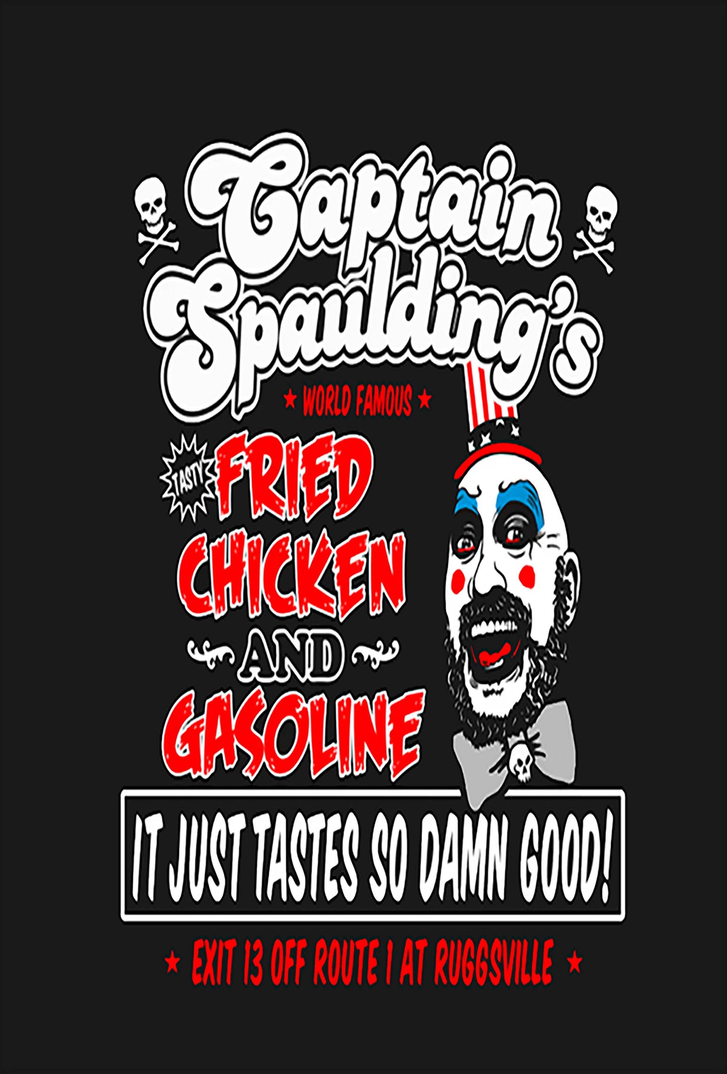 Captain Spaulding's Metal Sign A5