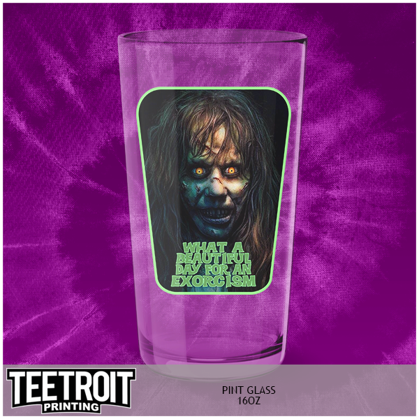 Horror Pint Glass