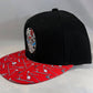 "Friday The 13th" Pattern Embroidered Snapback Hat